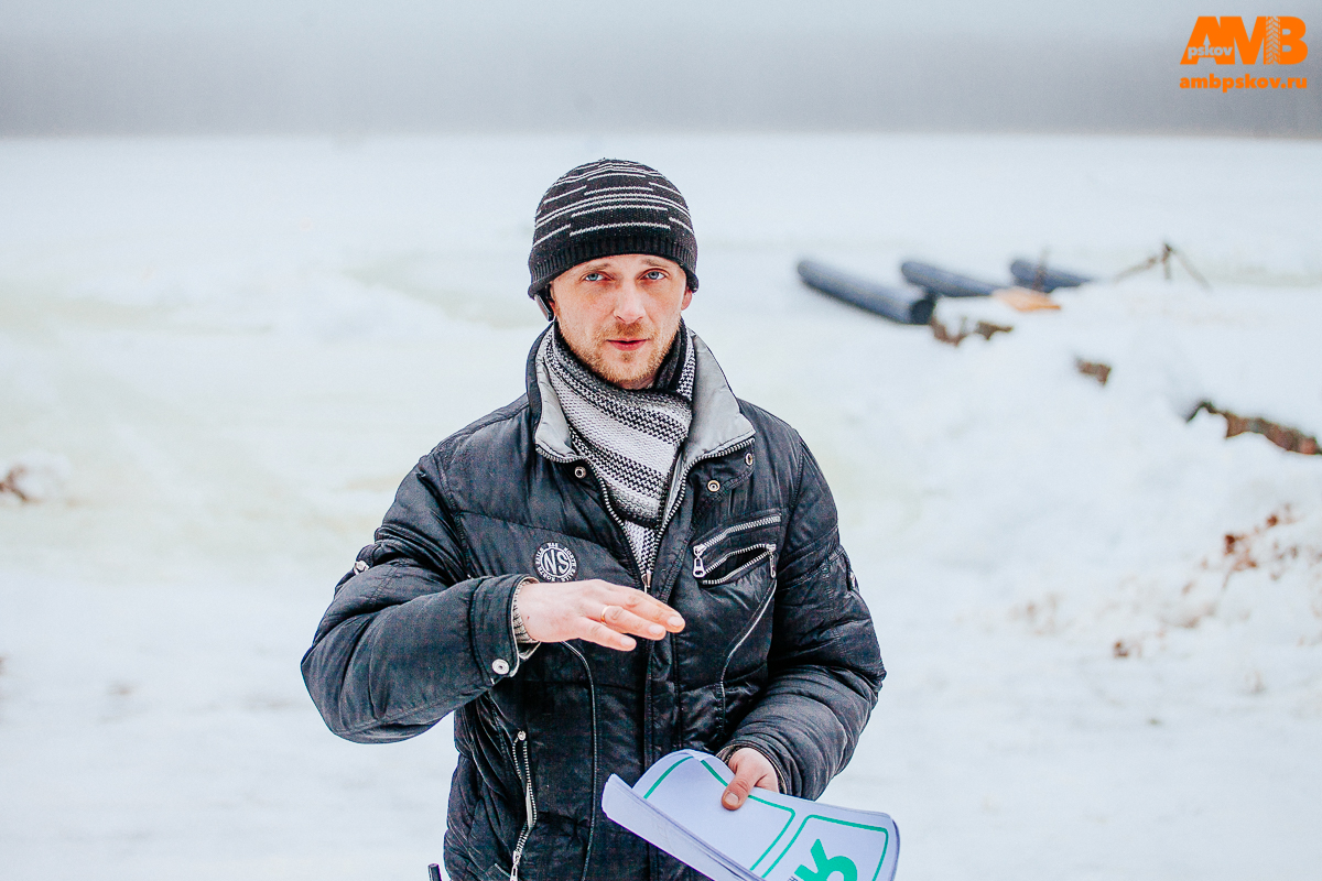Второй этап АМБ-2017 на льду озера в имении Алтун