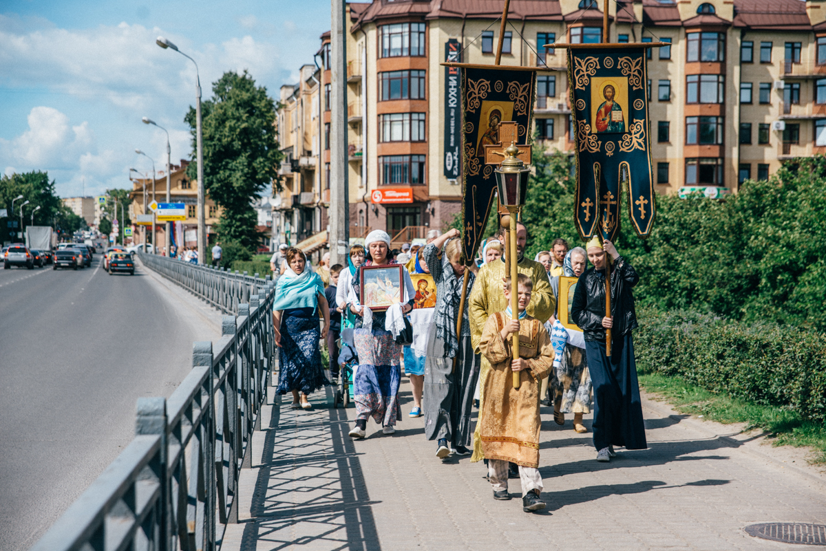 Торжественный молебен и крестный ход в день княгини Ольги