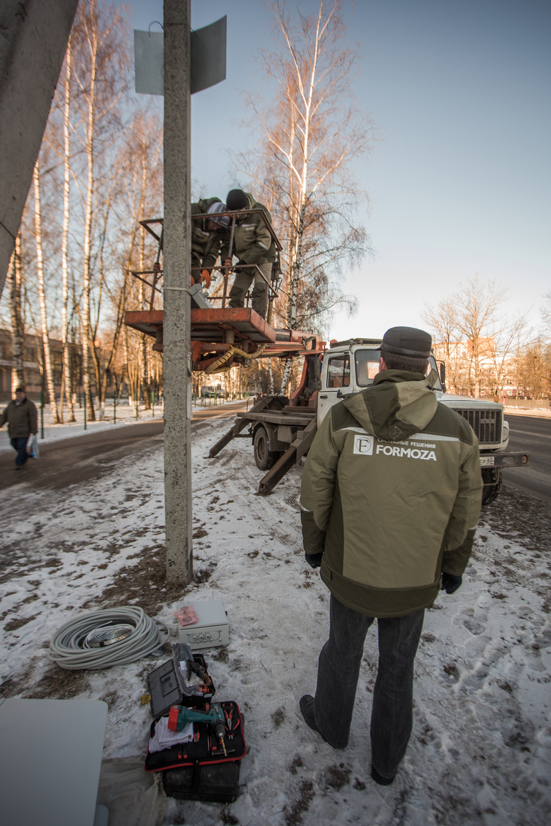 Установка камер видеофиксации нарушений