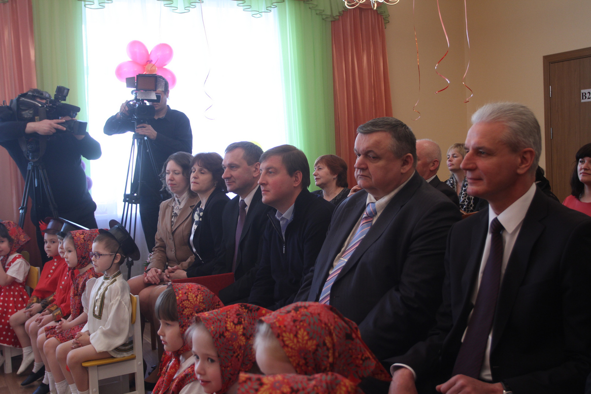 Открытие нового детского сада в Пскове на Завеличье 11 апреля