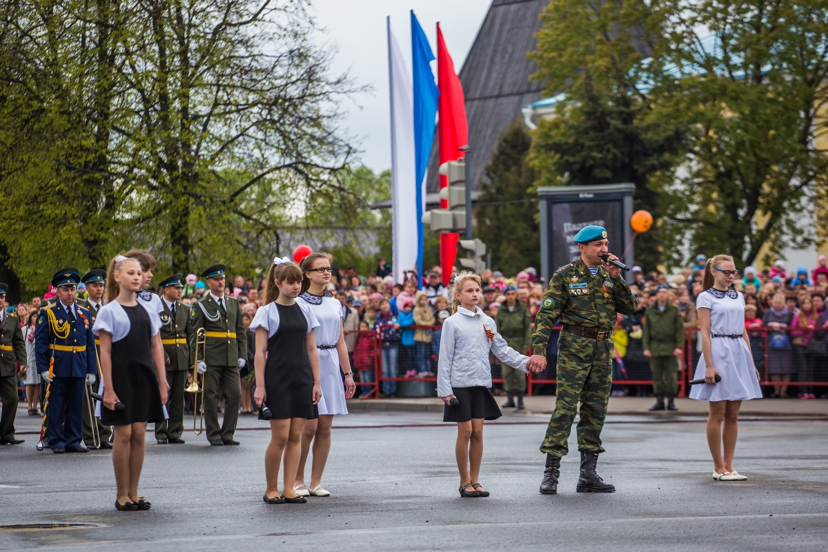 Праздничный концерт на площади Ленина, посвященный Великой Победе 1945 года