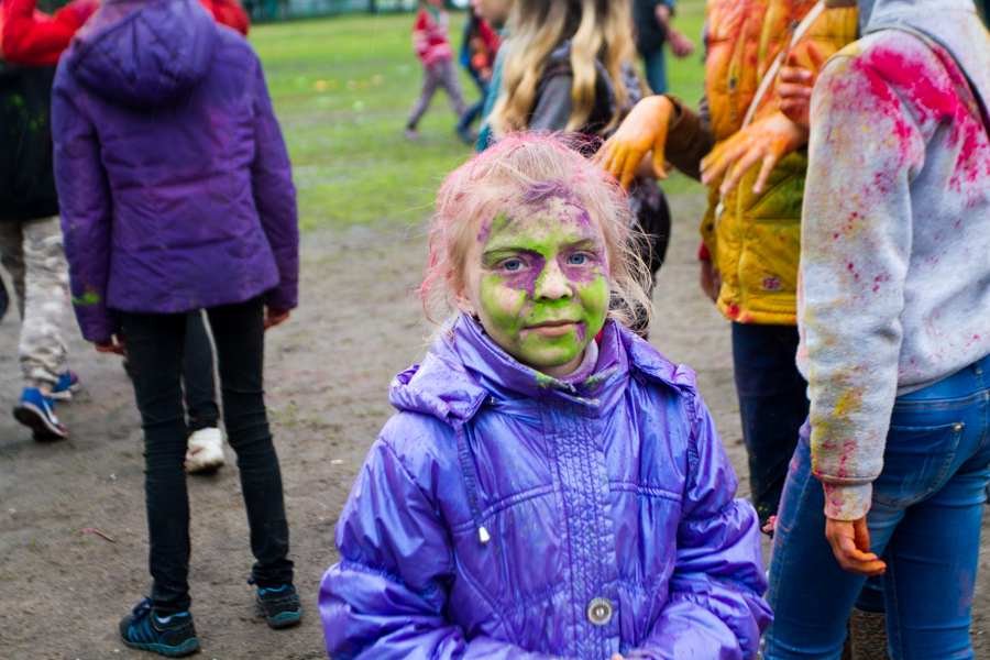 Фестиваль красок Холи ColorFest в Пскове