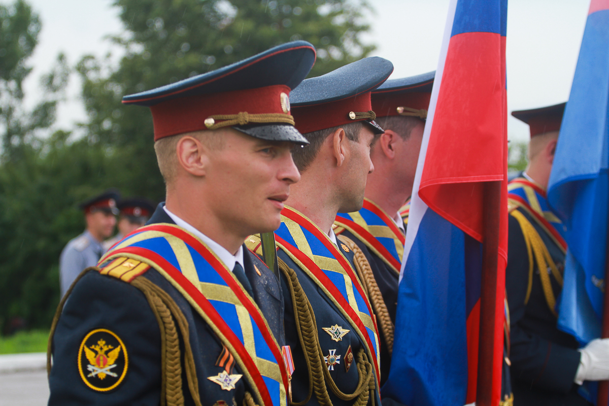 Вручение дипломов выпускникам Академии УФСИН на горе Соколихе