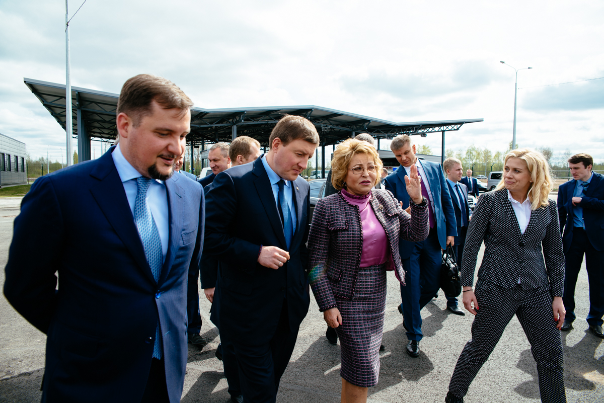 Спикер Совфеда Валентина Матвиенко посетила ОЭЗ «Моглино» 