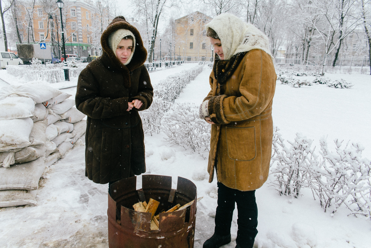 Акция «Хлеб той зимы» проходит в Пскове