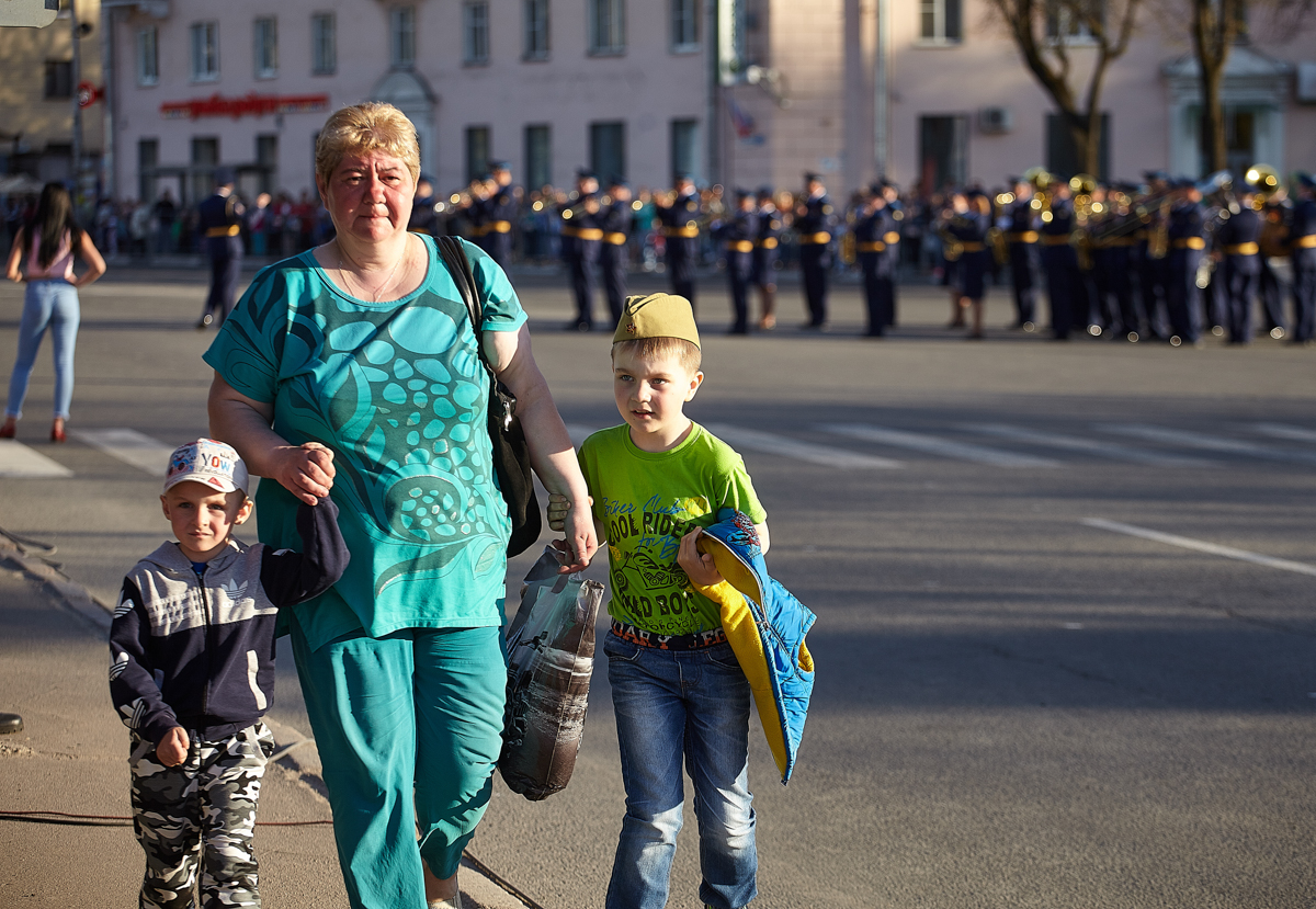 Репетиция парада в Пскове