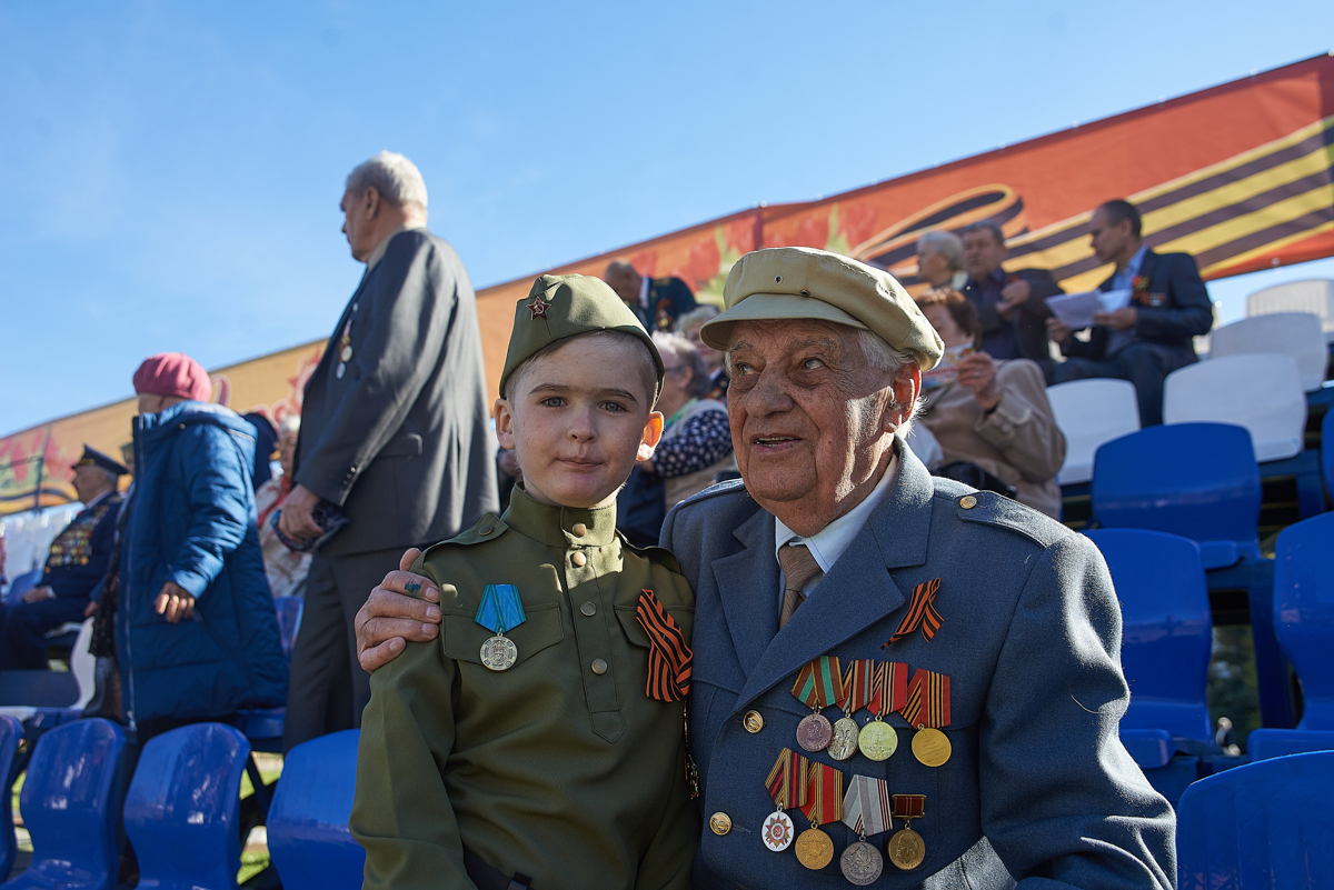 Чествование ветеранов Пскова 