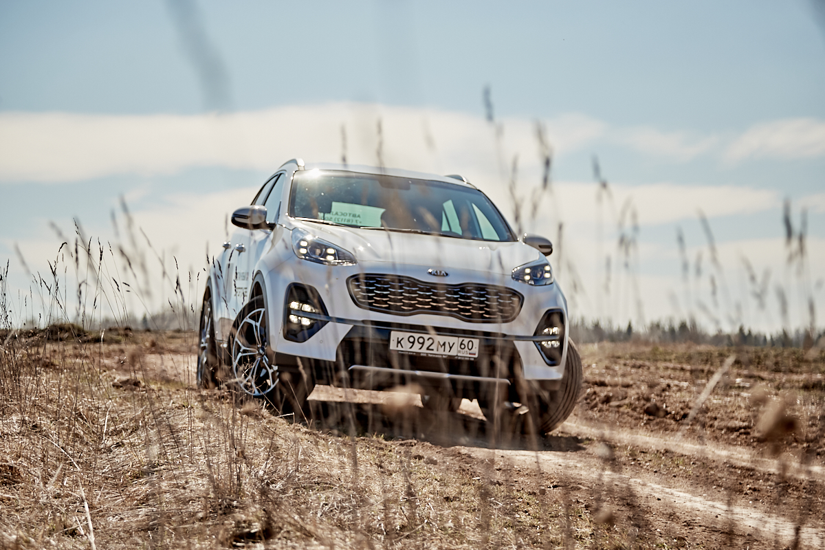 KIA Sportage GT Line в пути