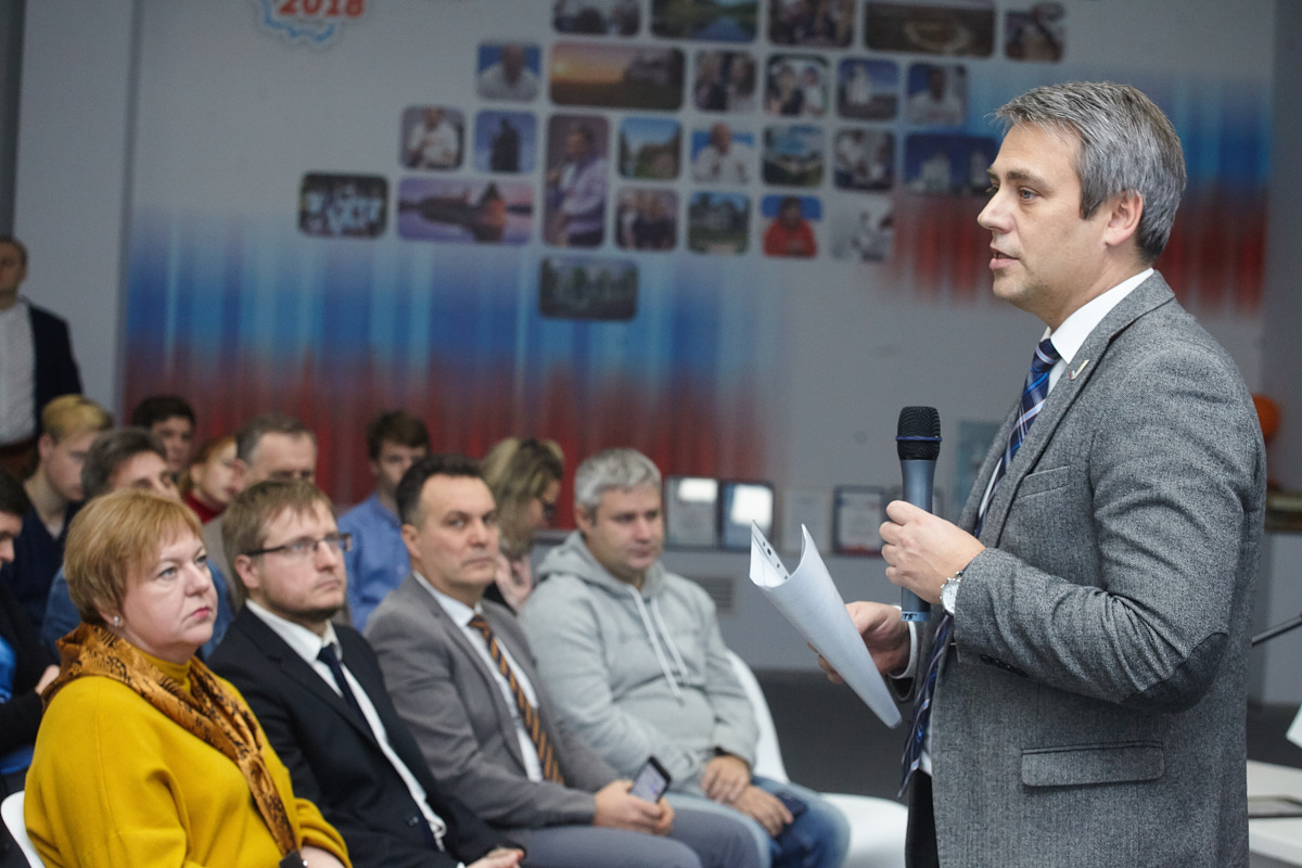 В Пскове организовали трансляцию пресс-конференции президента