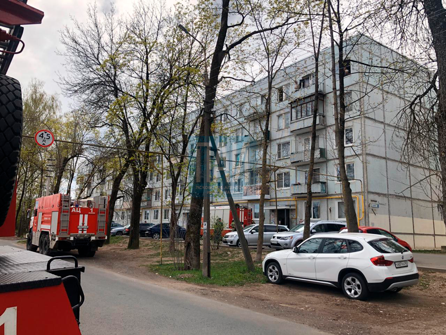 Пожар на улице Мирной