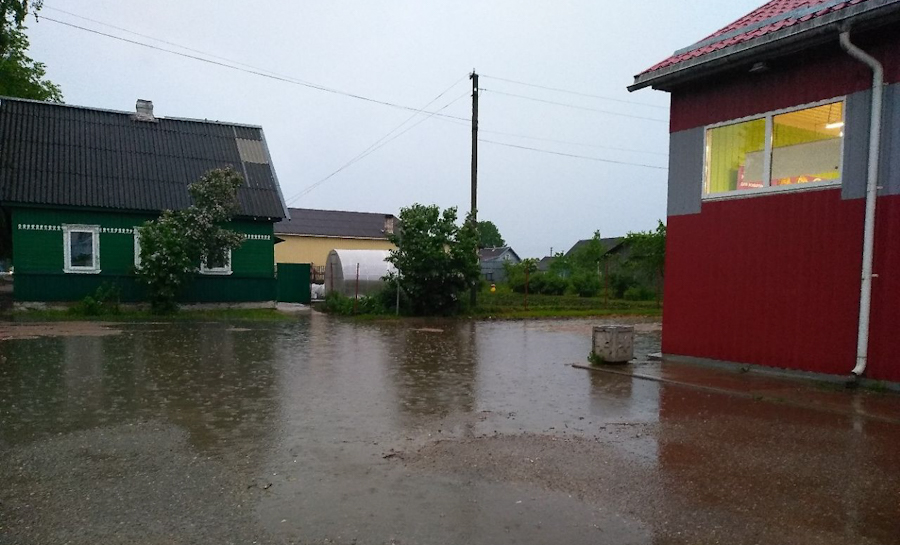Ливень в Красногородском районе