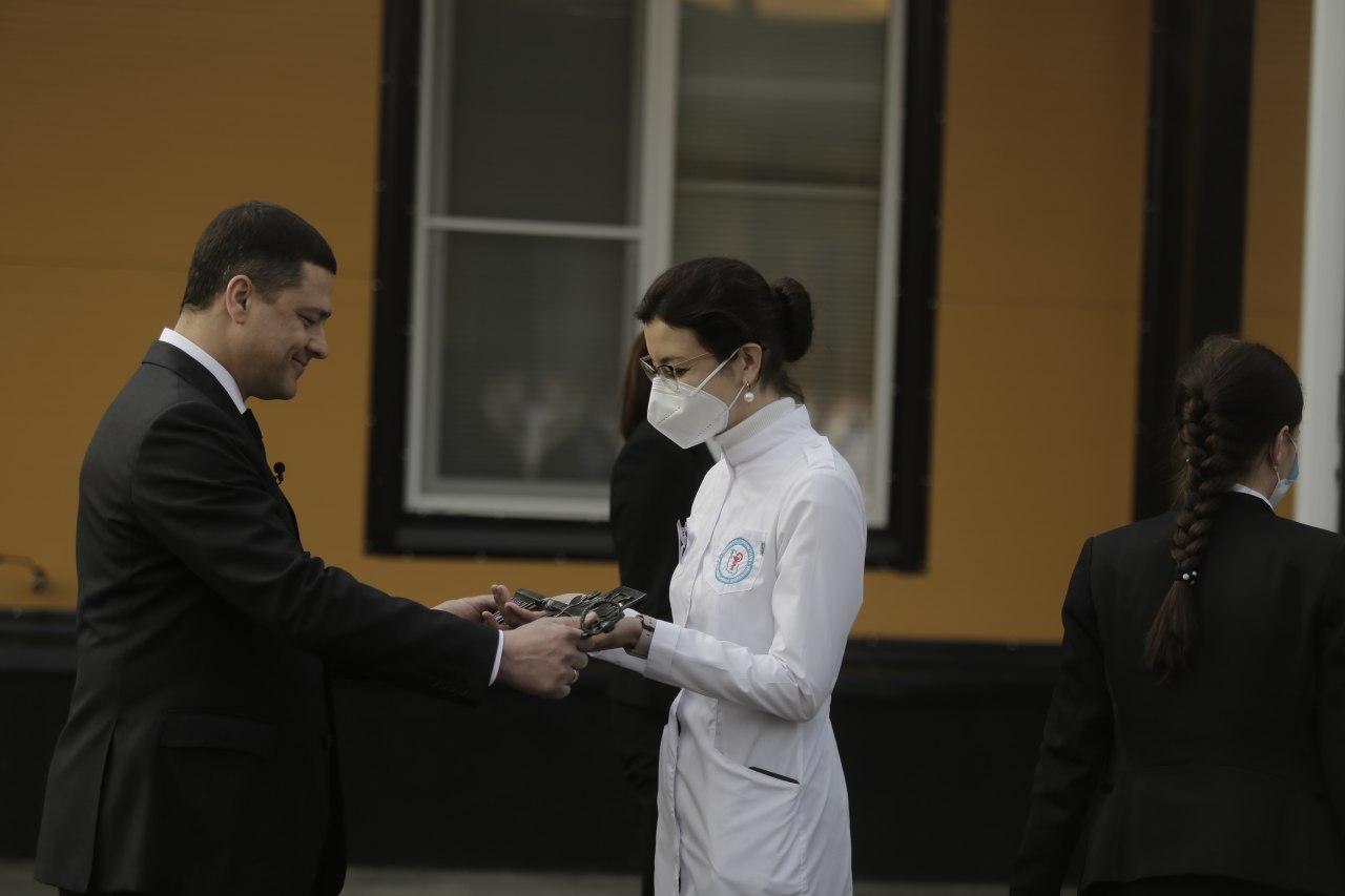 Открытие новой инфекционной больницы в Пскове
