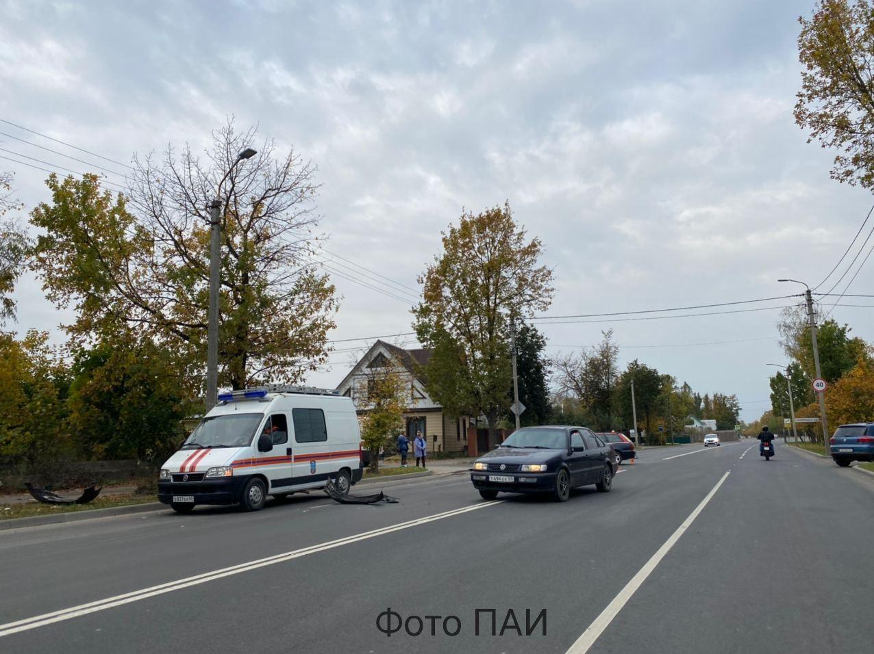 ДТП в Пскове на улице Красногорской, дом 72