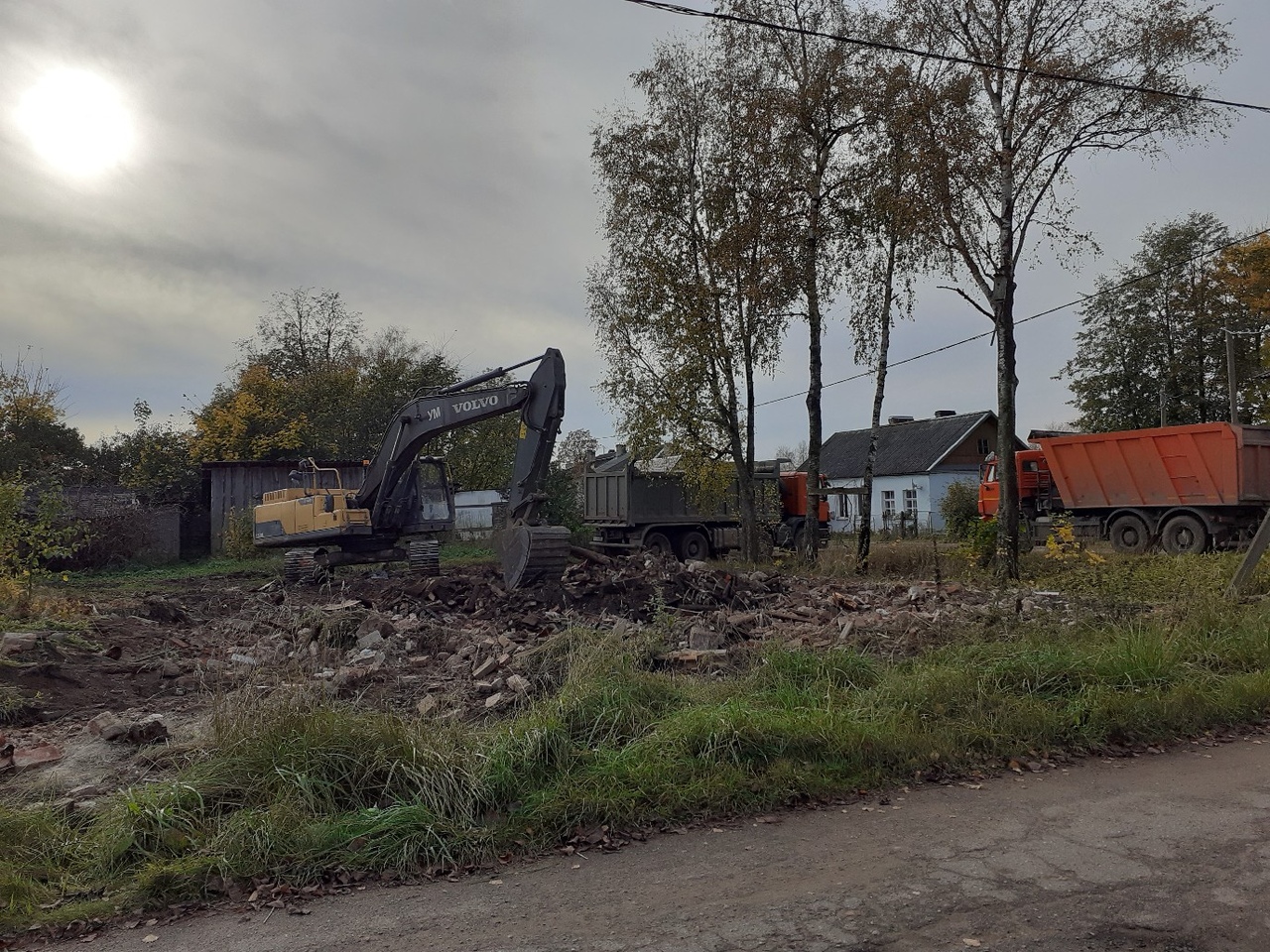 Закончился снос аварийного жилья в Гдове