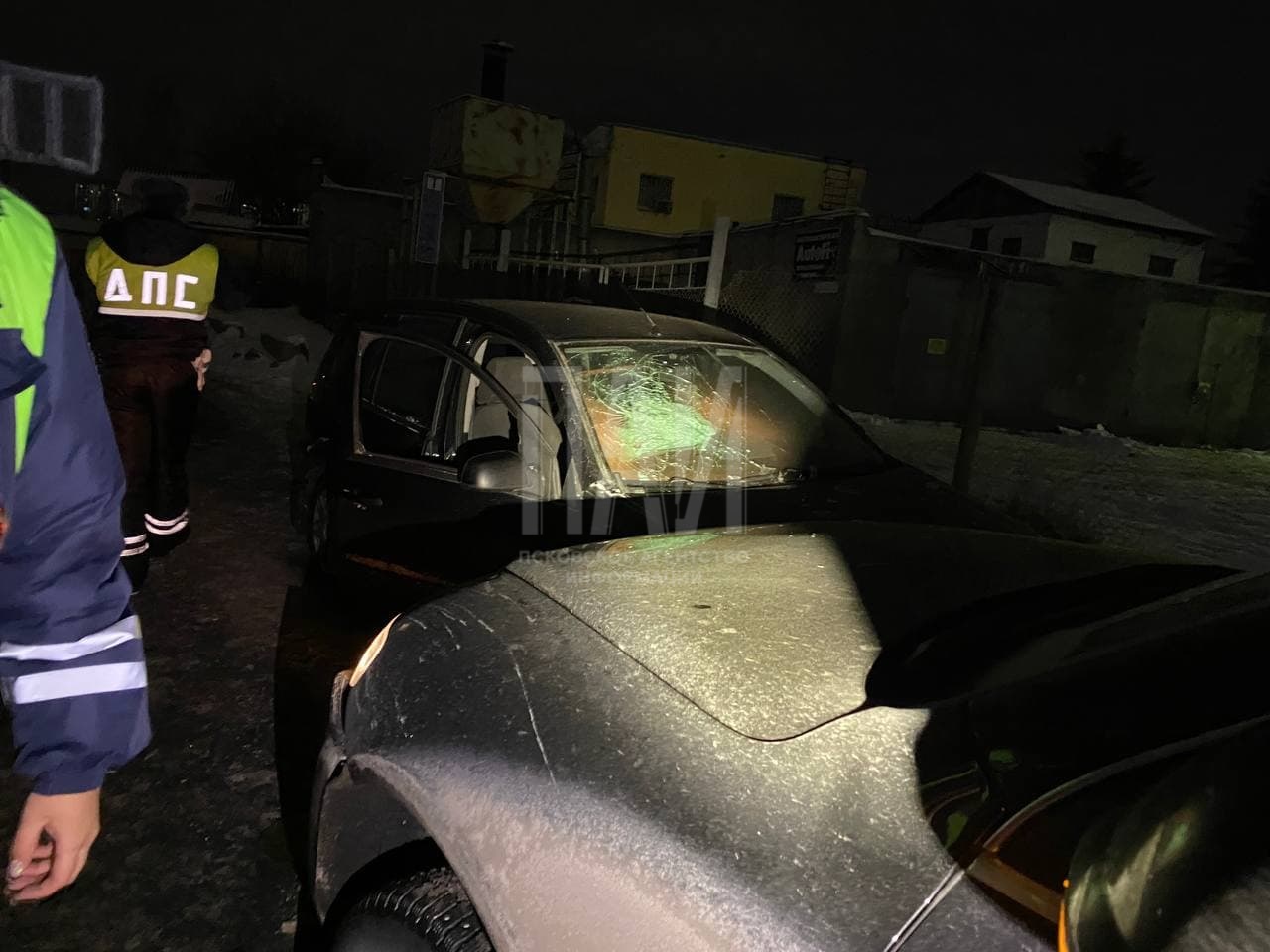 Столкновение двух автомобилей на улице Алмазной, 4