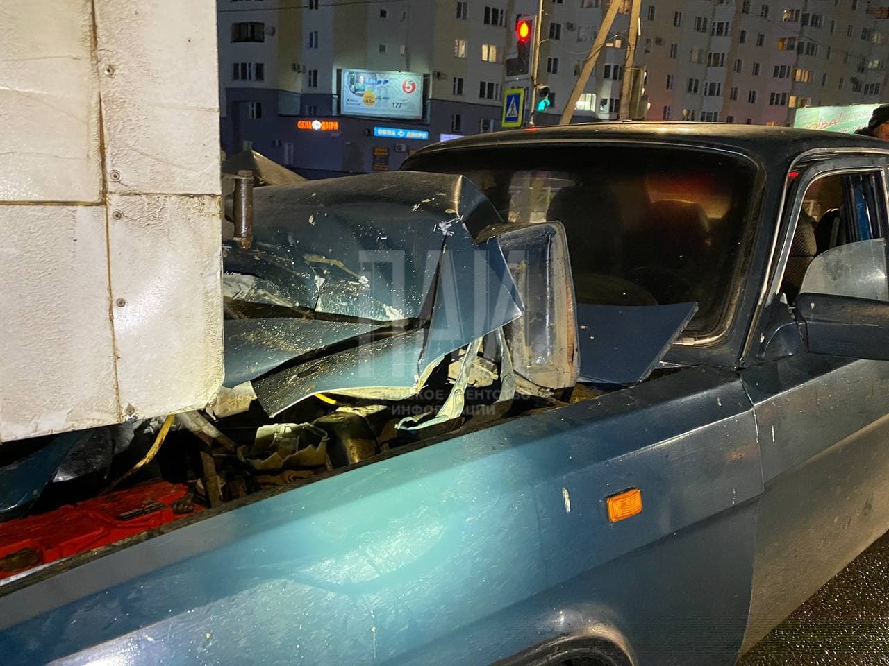 Столкновение двух автомобилей на Рижском проспекте