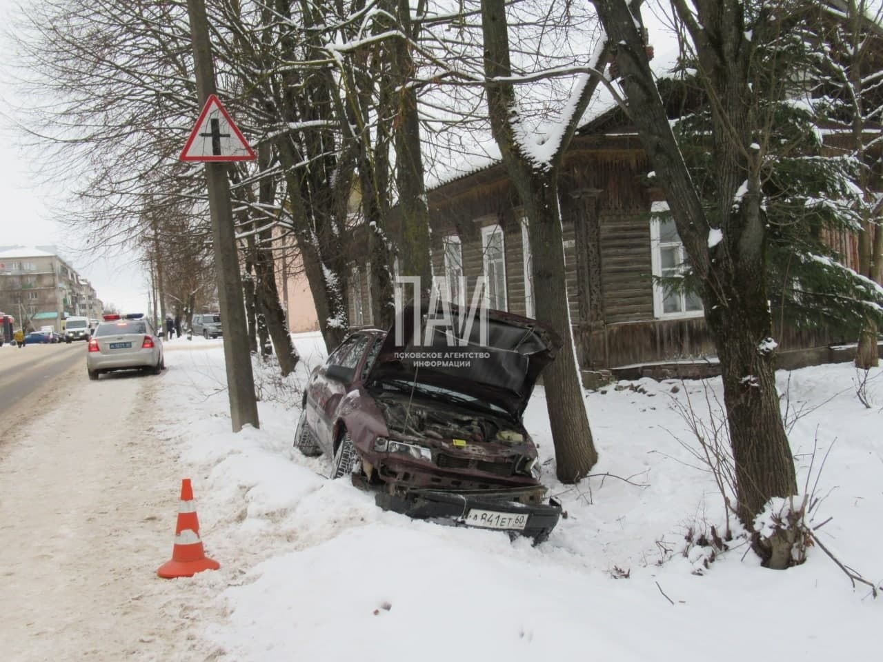 Тройное ДТП в Острове