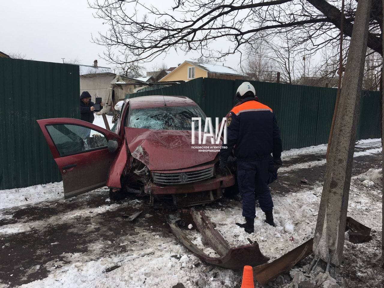Авария с пострадавшими в Пскове