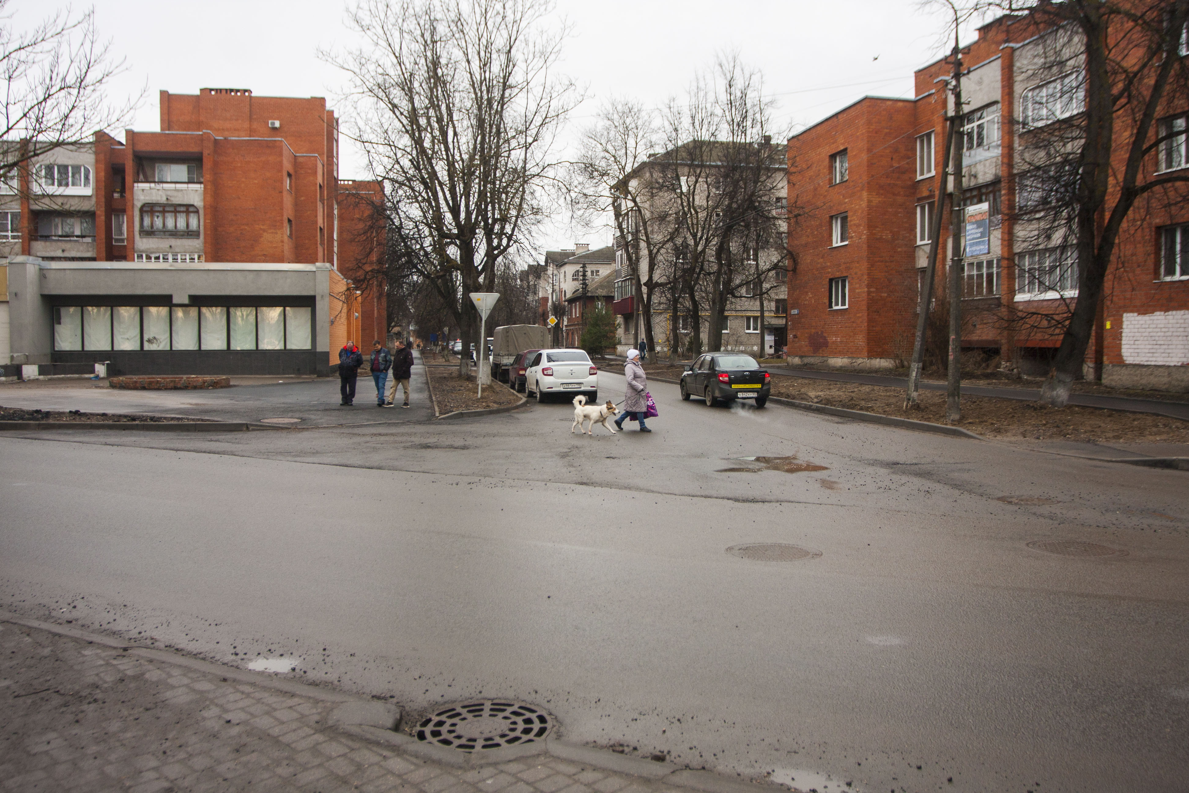 Городские власти осмотрели ремонтные недоделки двух дорог на Запсковье