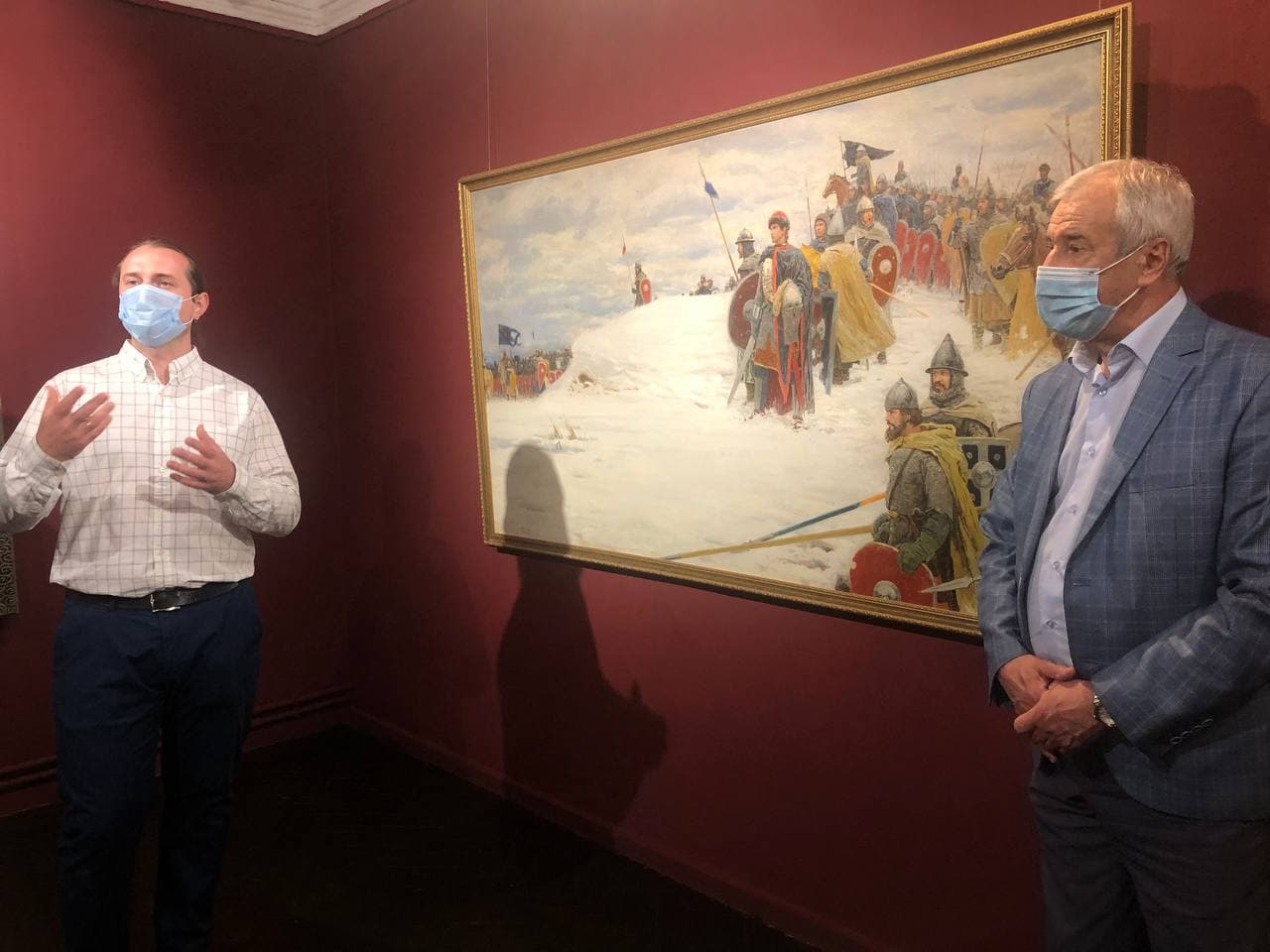 Выставка «Александр Невский в изобразительном искусстве» открылась в Печорах
