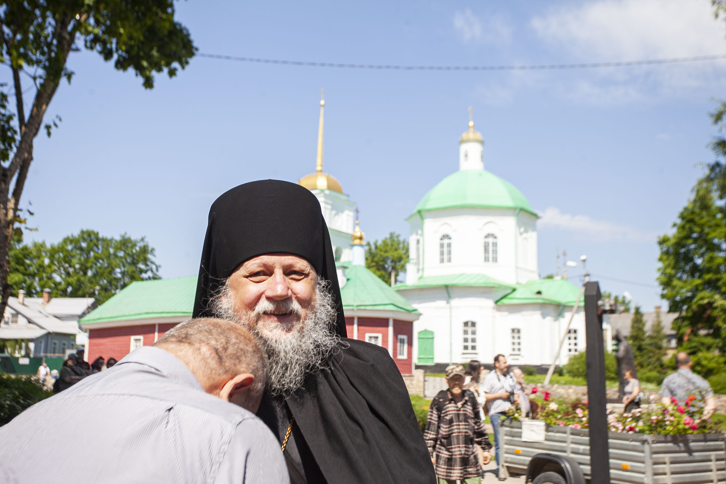 Фоторепортаж: Открытие в Печорах выставки «Александр Невский в изобразительном искусстве»