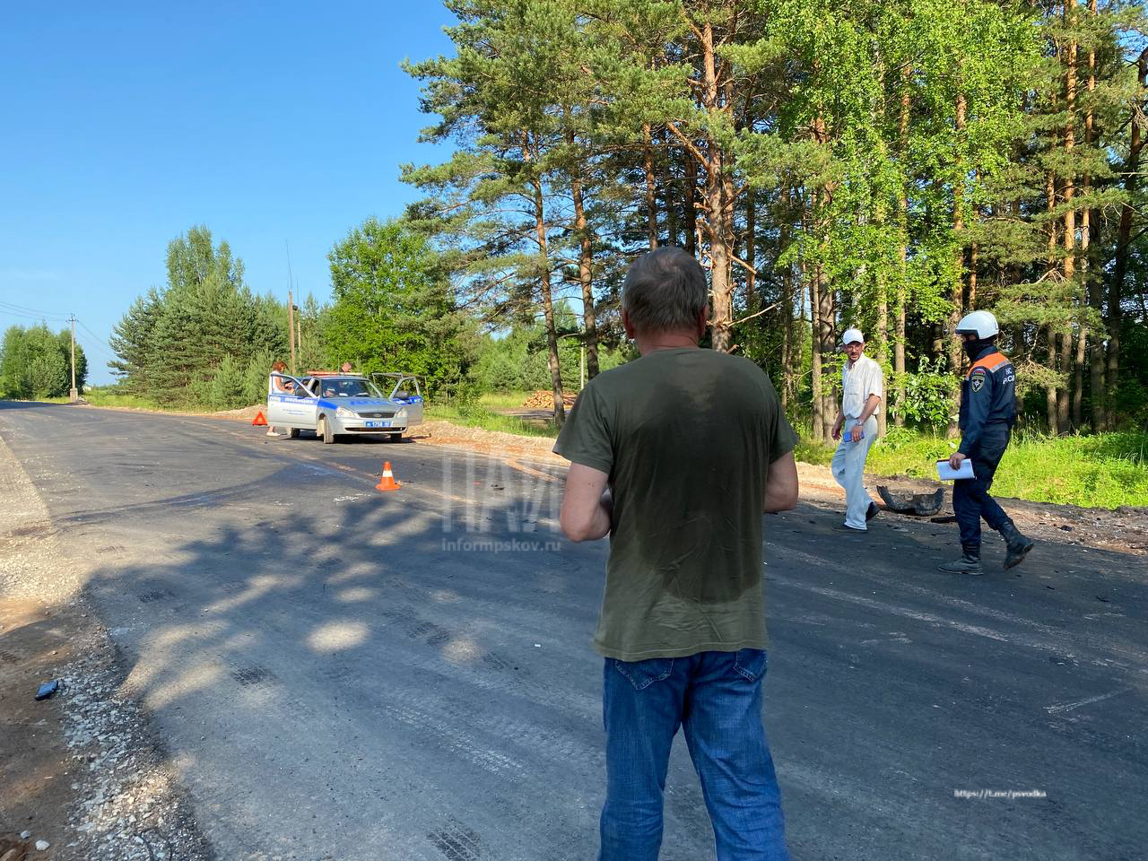 Микроавтобус с пассажирами попал в ДТП 