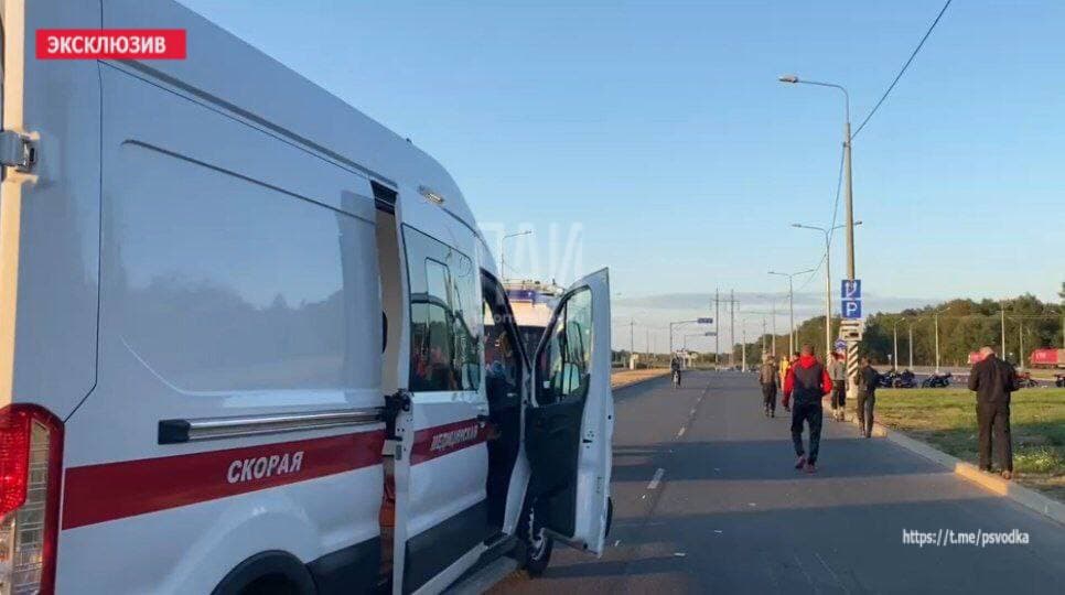 ДТП с участием мотоцикла в Псковском районе