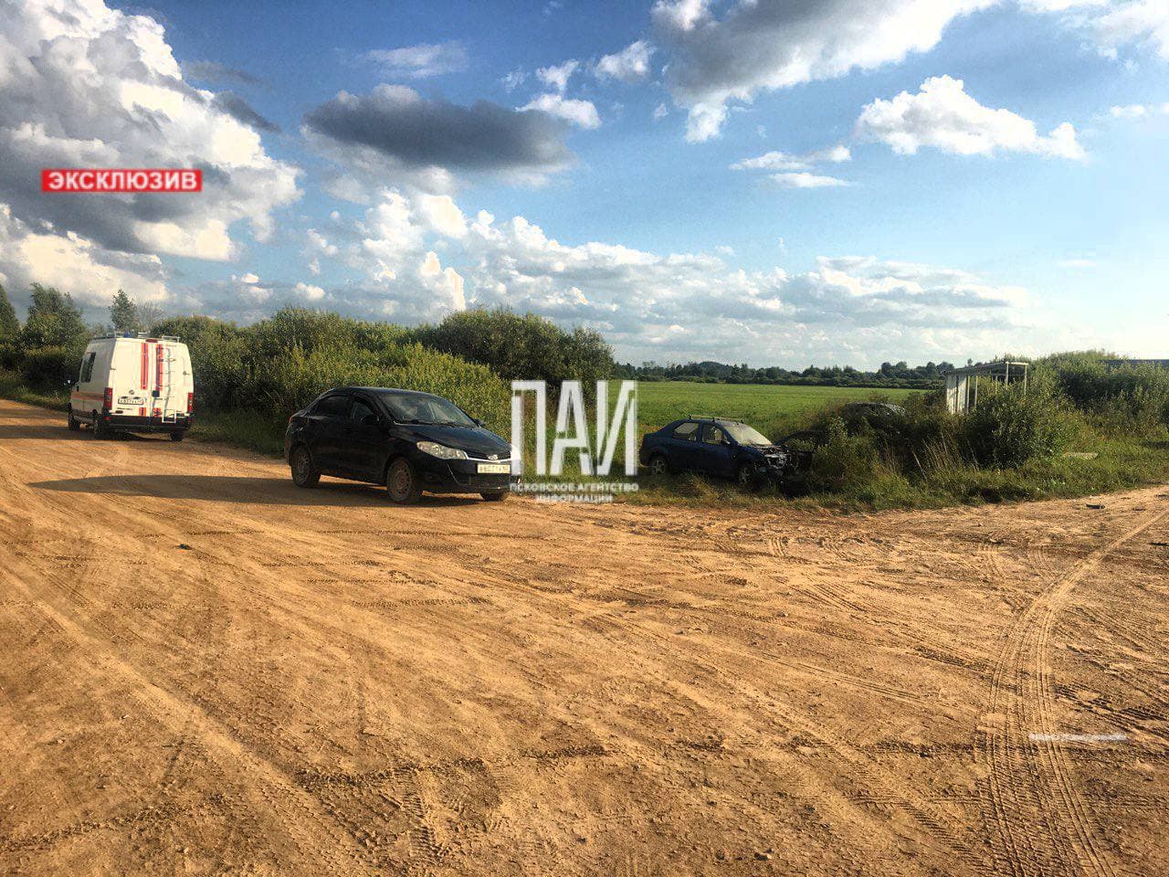 В Псковском районе в результате ДТП пострадало три человека