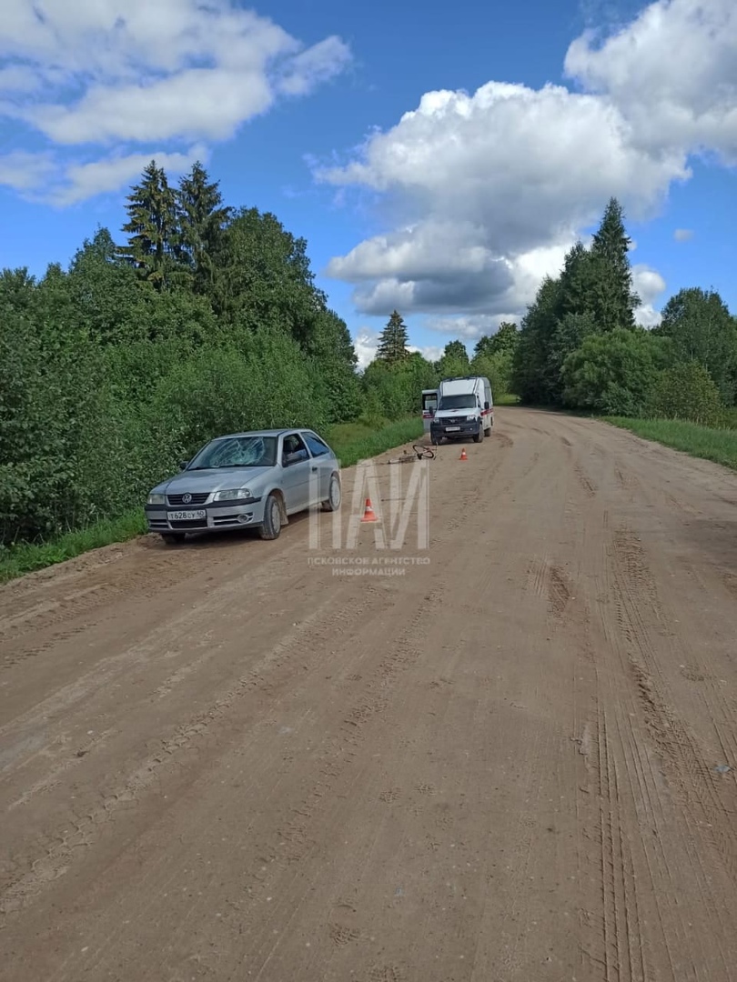 ДТП с велосипедистом в Печорском районе