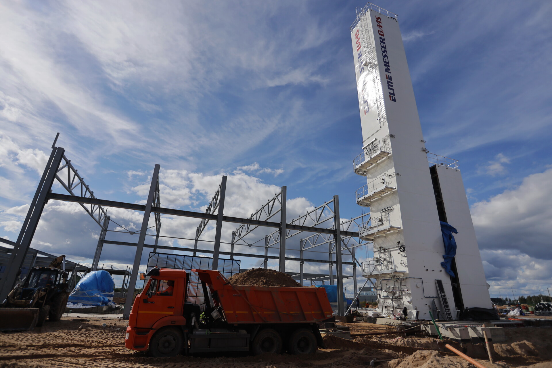 Строительство крупнейшего на Северо-Западе завода по производству сжиженных газов