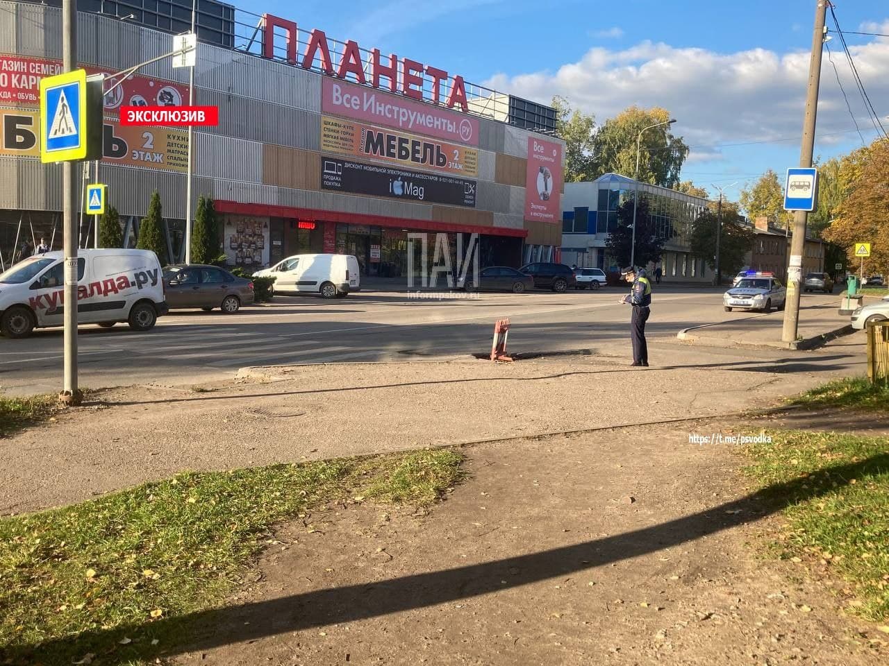Водитель сбил женщину-пешехода и скрылся с ДТП в Великих Луках