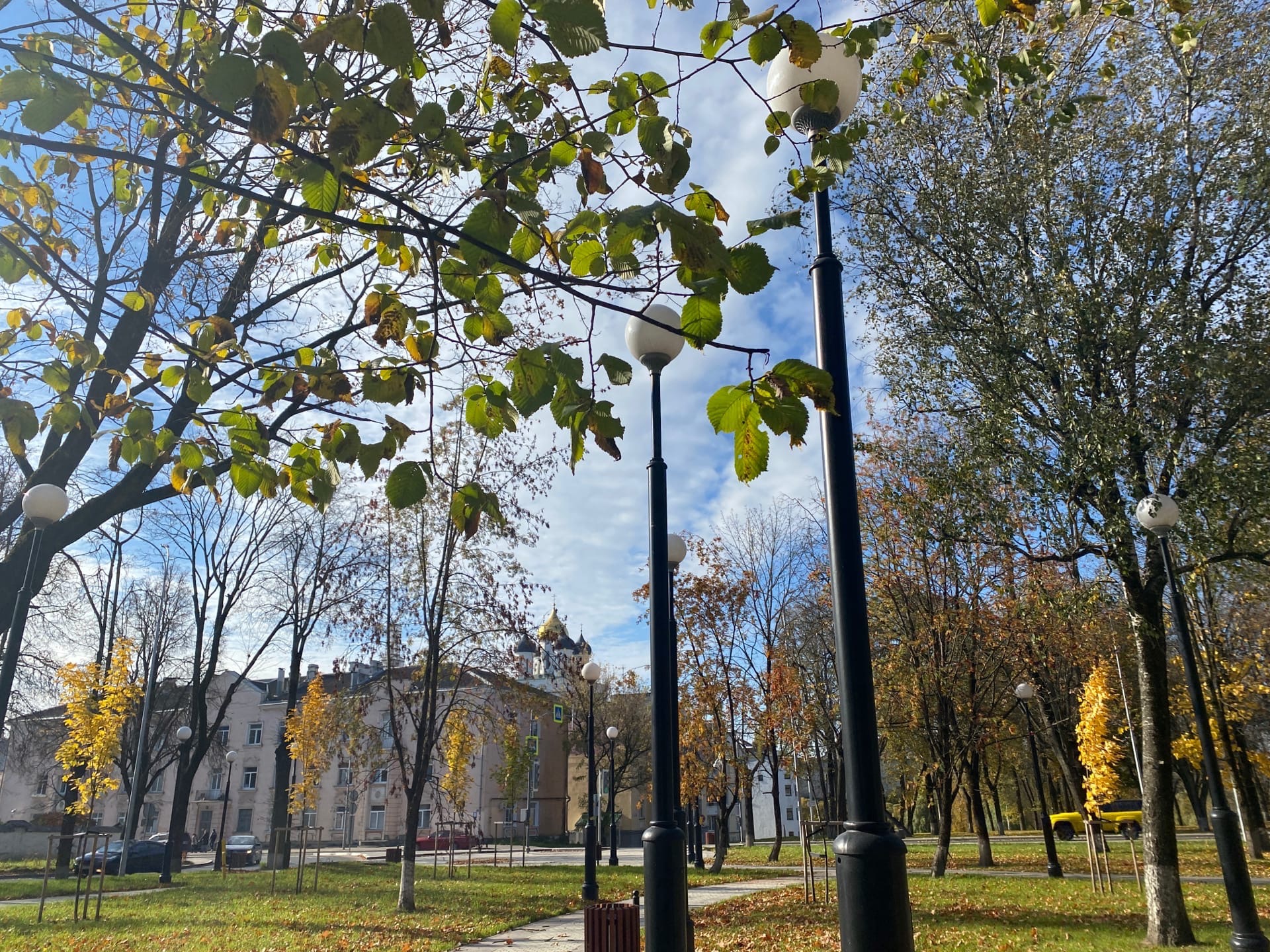 Сквер народовластия в Пскове