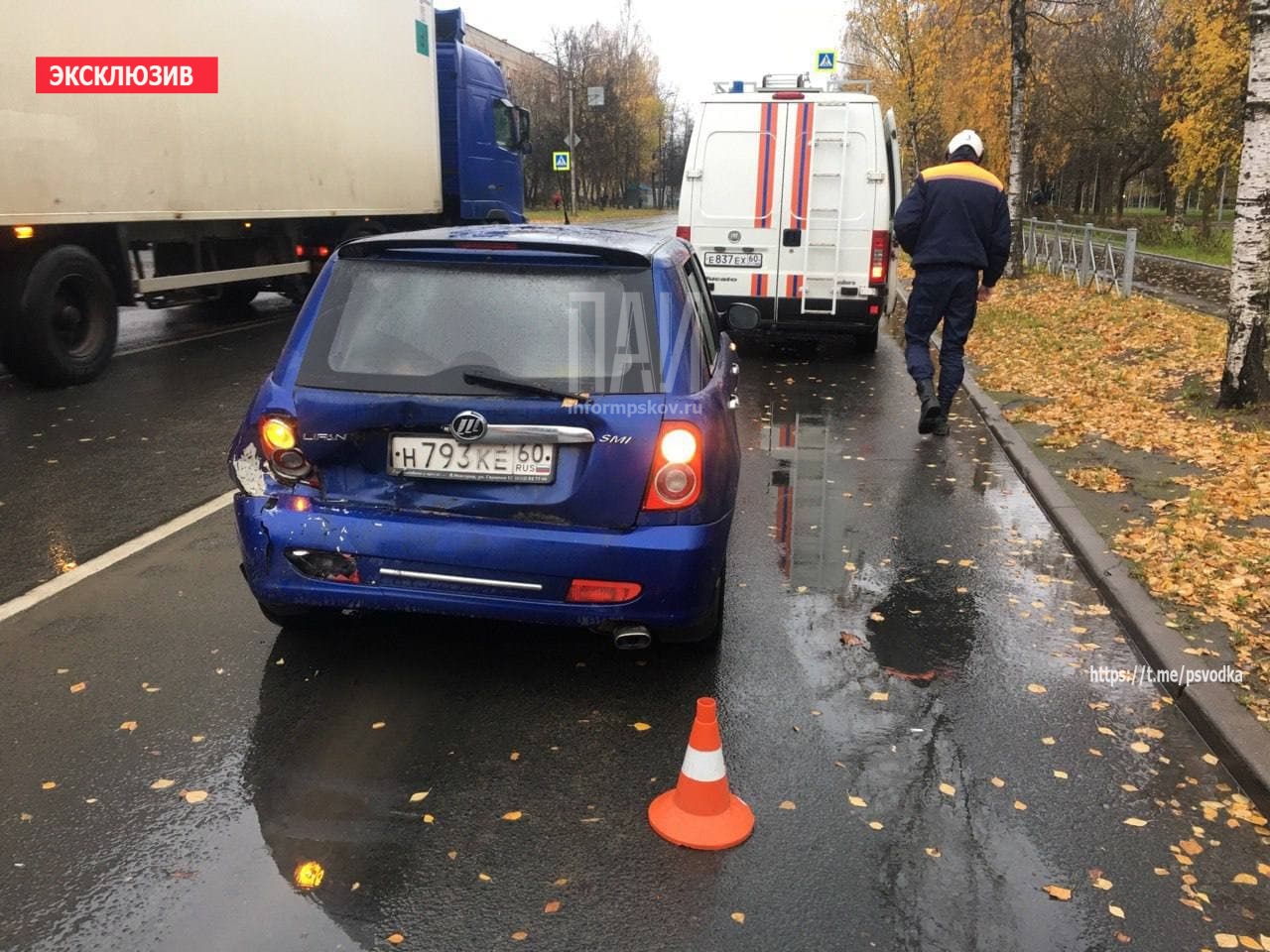 ДТП с пострадавшим в Пскове