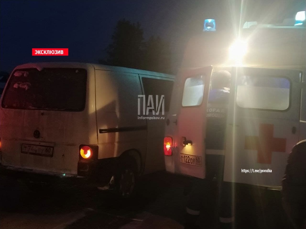 Женщину госпитализировали после ДТП в Порховском районе