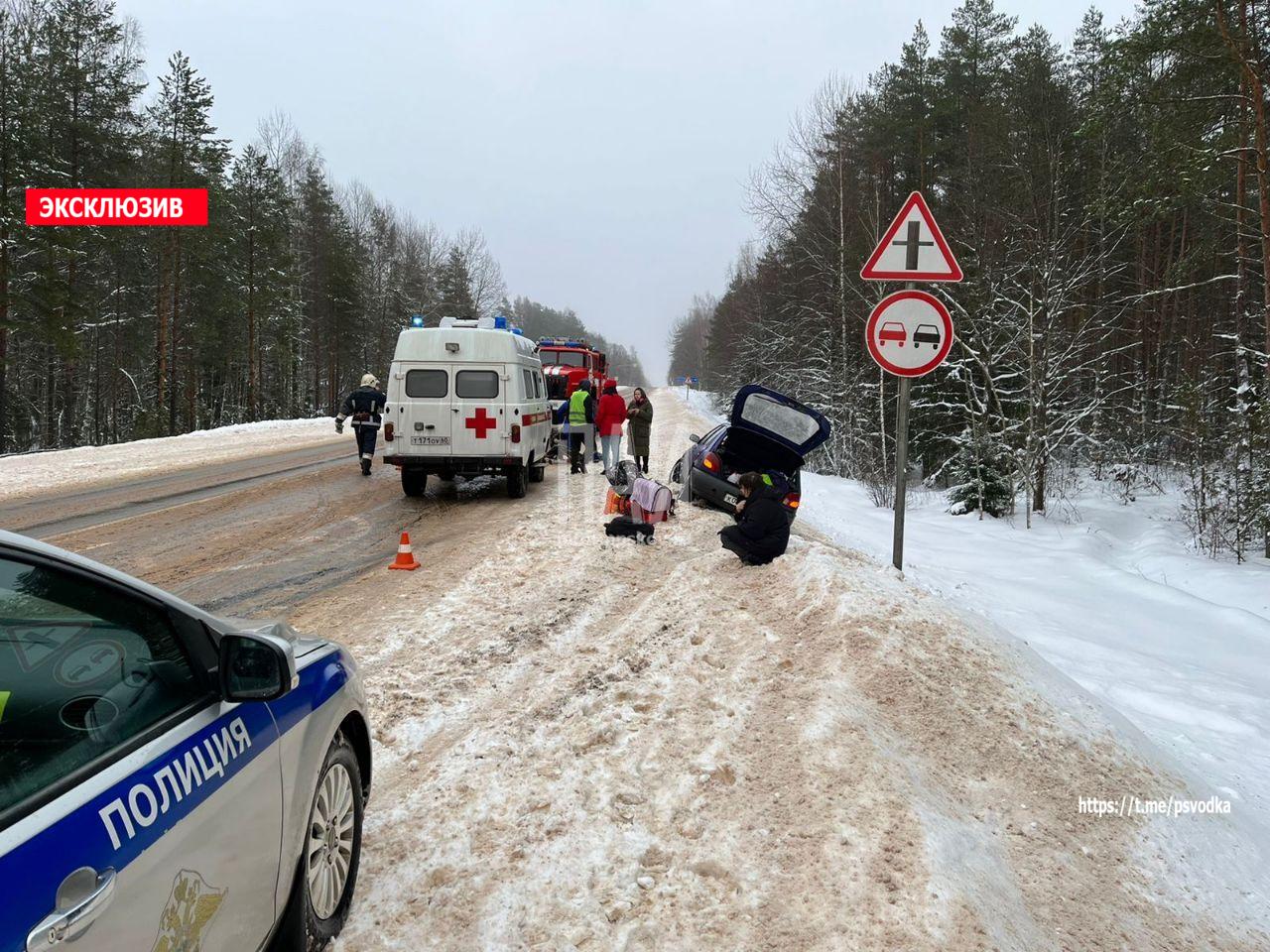 ДТП с велосипедистом в Печорском районе 4 января