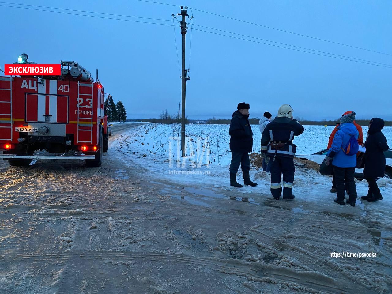 ДТП на дороге Печоры - Изборск 
