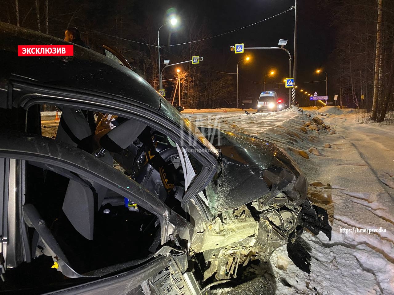 Две девушки пострадали в ДТП на Ленинградском шоссе
