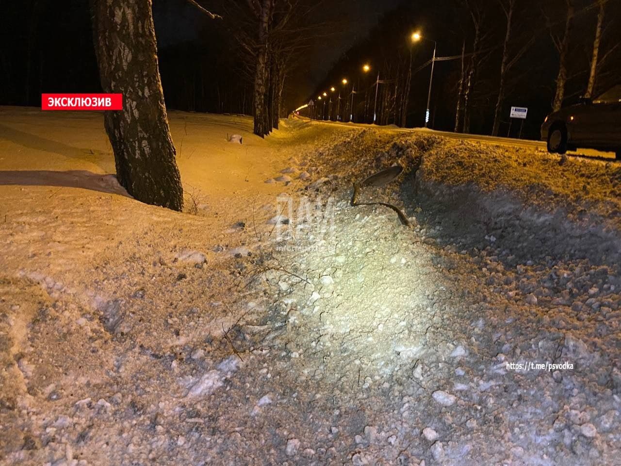 Один человек пострадал в результате съезда автомобиля в кювет в Псковском районе