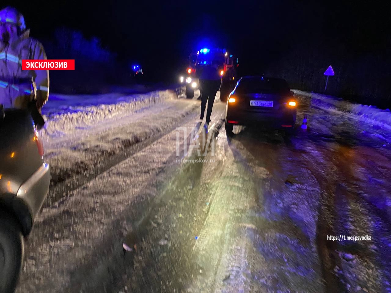 Беременная женщина пострадала в результате аварии в Печорском районе