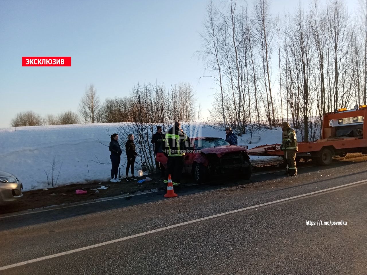 Четыре человека пострадали в ДТП на а/д Дубровка-Дедовичи