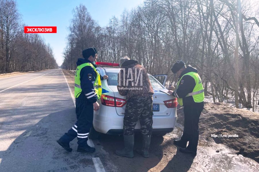 Столкновение авто в Плюсском районе