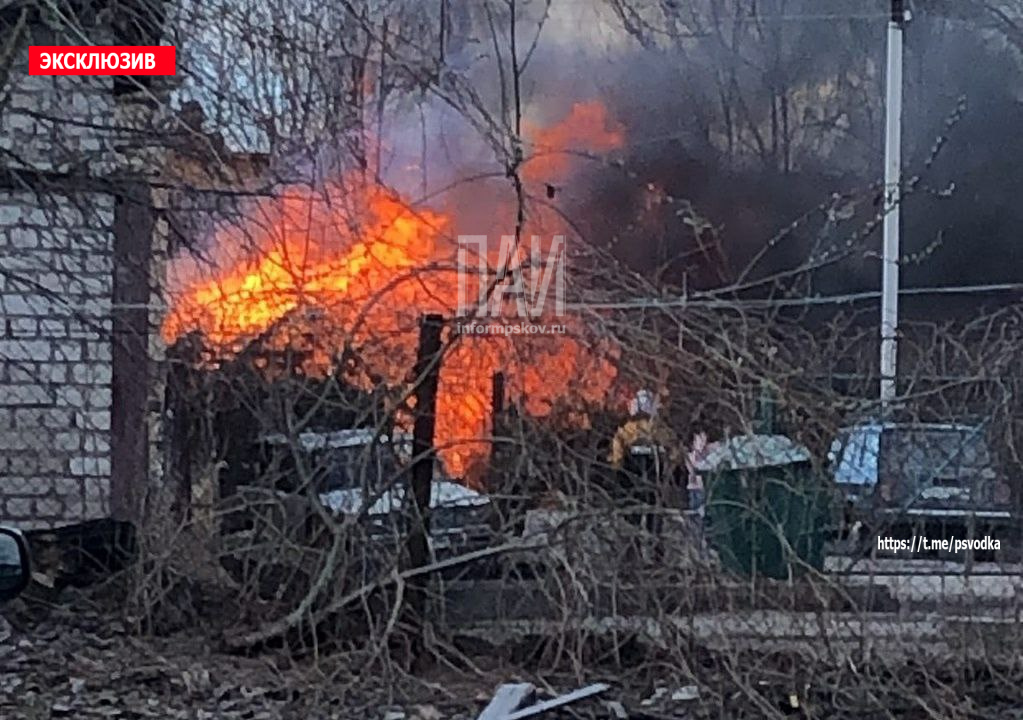 Публикуем подробности пожара в Дно