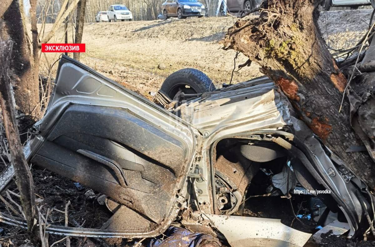 В результате аварии в Псковском районе погиб мужчина