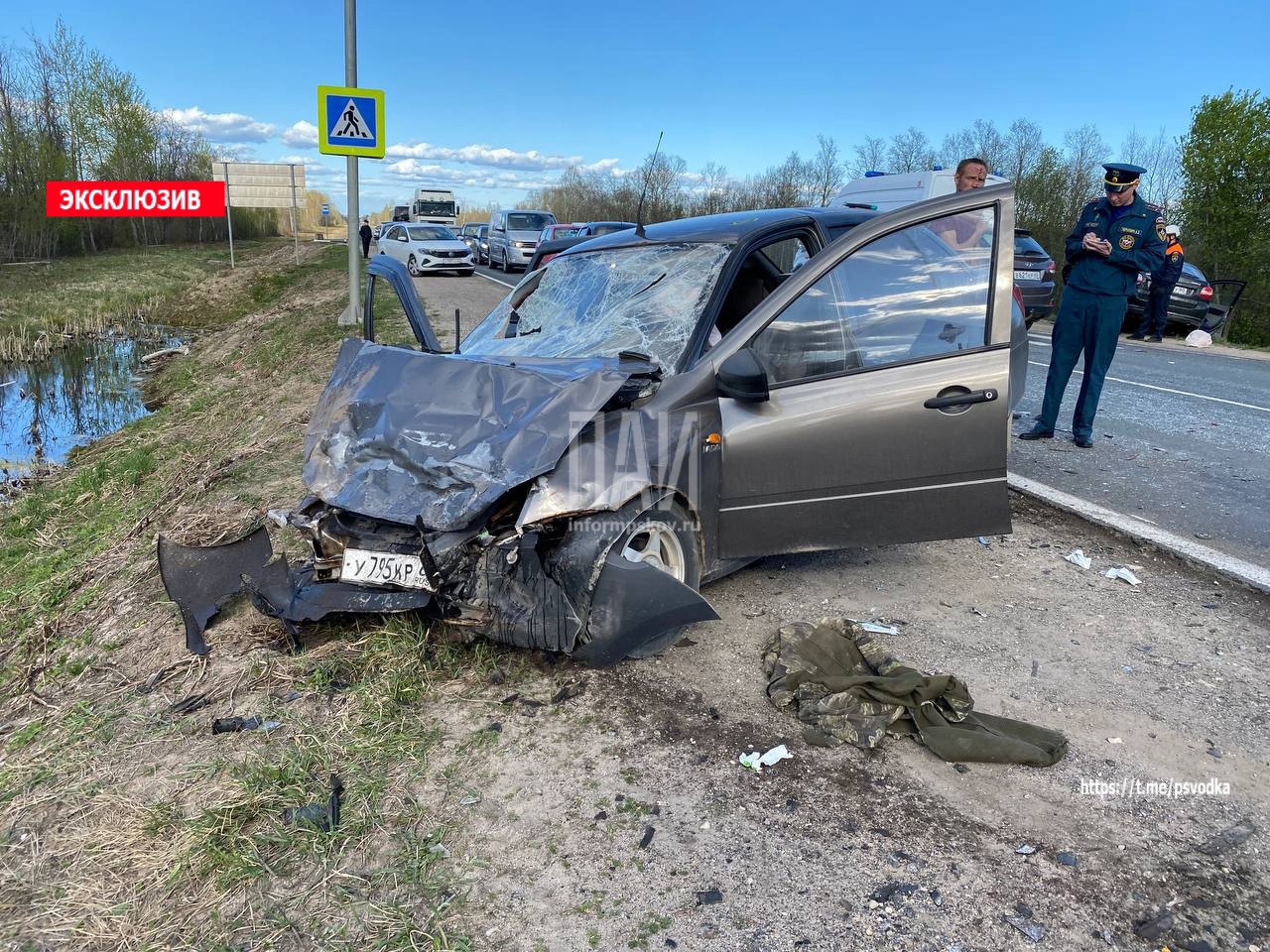 Пять человек пострадали в аварии с нетрезвыми водителями в Псковском районе