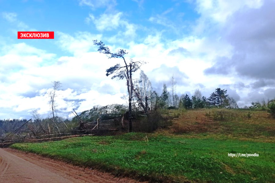 На территории Глубоковской волости прошёл ураган