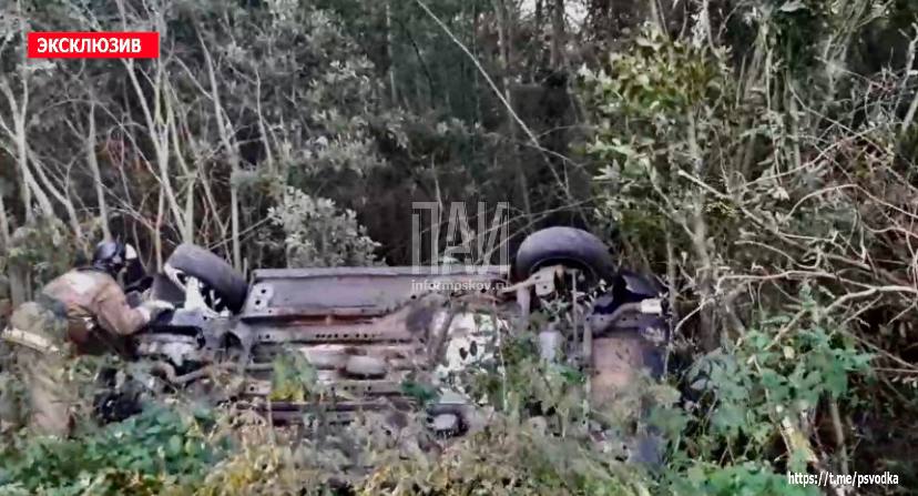 В Опочецком районе водитель вылетел в кювет