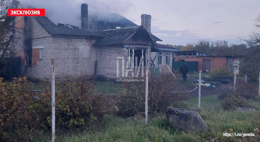Пожар в Новом Изборске