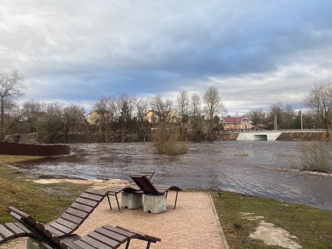 Затопление в Финском парке