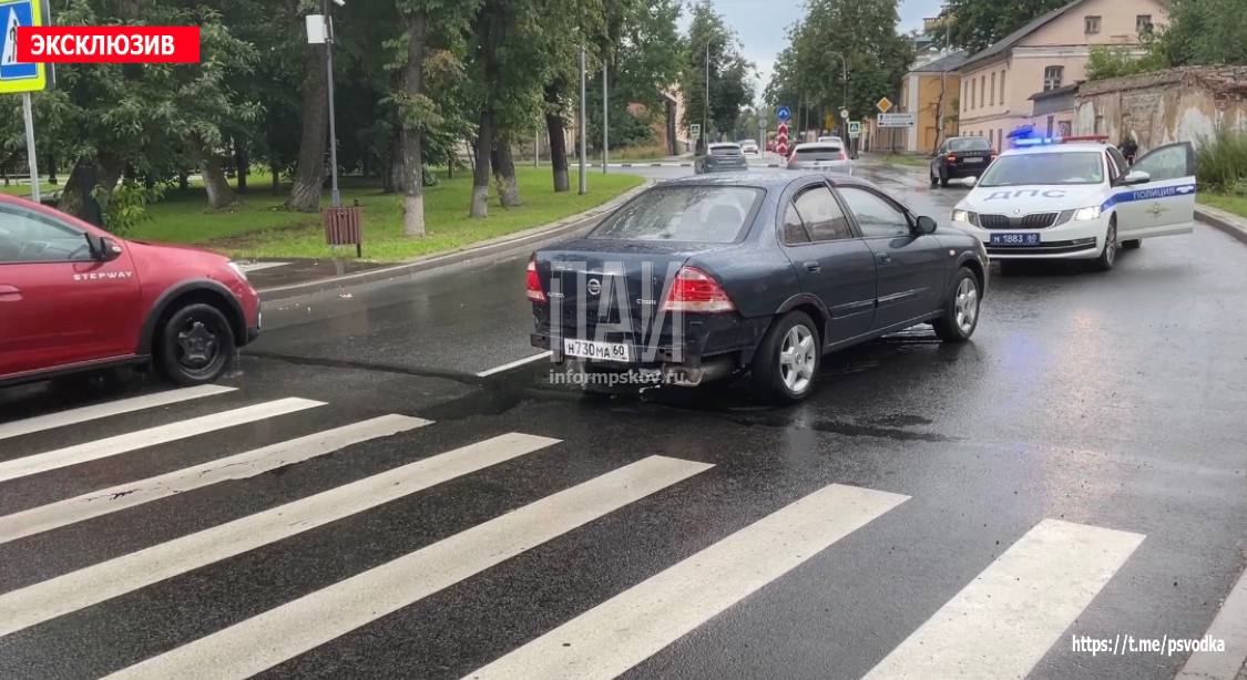 Пешехода сбили на улице Труда в Пскове