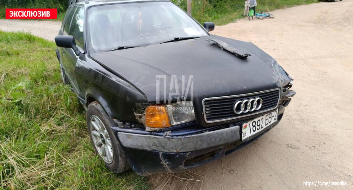 Столкновение двух авто в Великолукском районе